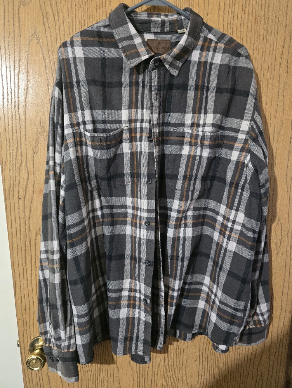 Halloween Ghost & Black Cat Upcycle Shirt - Gray/Black - Picture 2 of 3